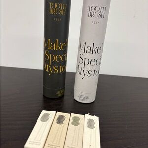 Atys Black & Silver Everyday Toothbrush Set